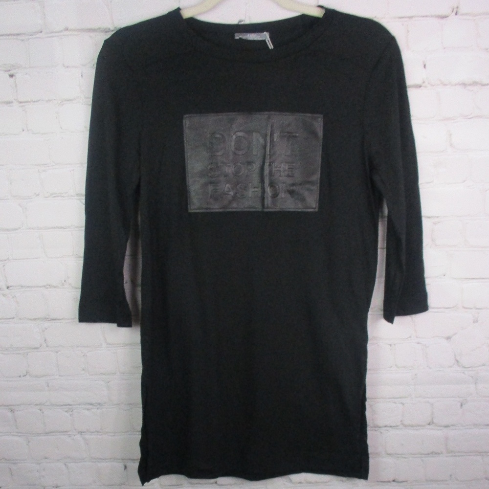 NWT Zara Don't Stop The Fashion Graphic Tee